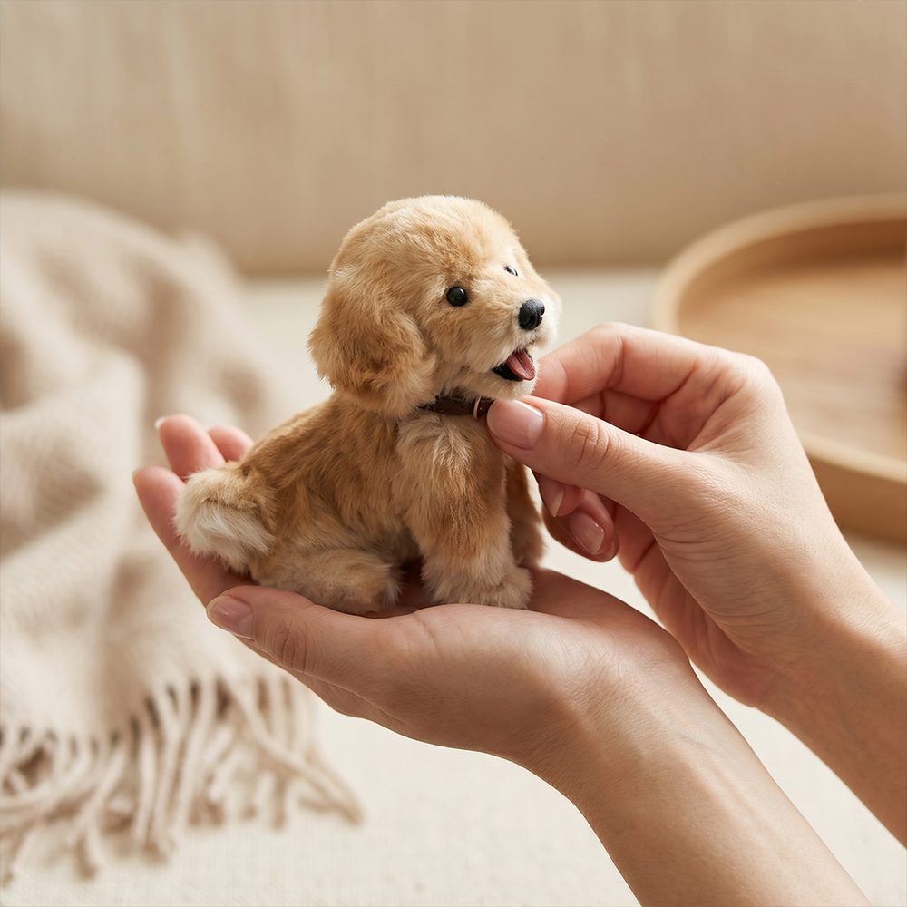 Golden Retriever Desk Companion